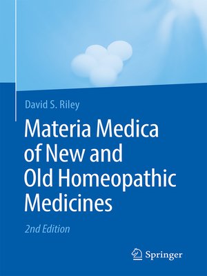 cover image of Materia Medica of New and Old Homeopathic Medicines